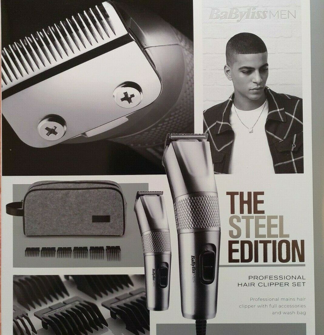 BABYLISS STEEL EDITION PROFESSIONAL HAIR CLIPPER SET